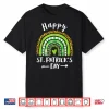 Happy St Patrick’S Day Rainbow Leopard Print Shamrock Irish Shirt