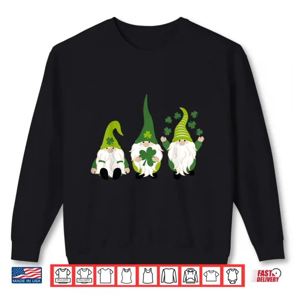 Sweatshirt Gnome Leprechaun Tomte Green Gnomes St. PatrickS Day Shirt