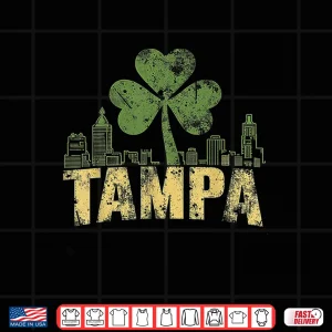 Design Tampa Irish St. PatrickS Day Saint PaddyS Shamrock Shirt