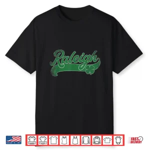 St. Patrick’S Day Shamrock Raleigh North Carolina Nc Gift Shirt