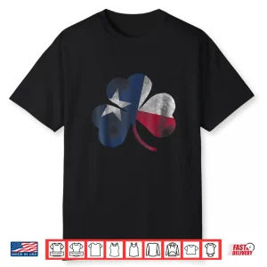 St Patricks Day Texas Clover Irish Apparel Shirt