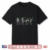Shamrock Skeletons Dancing Funny St Patrick’S Day Party Shirt