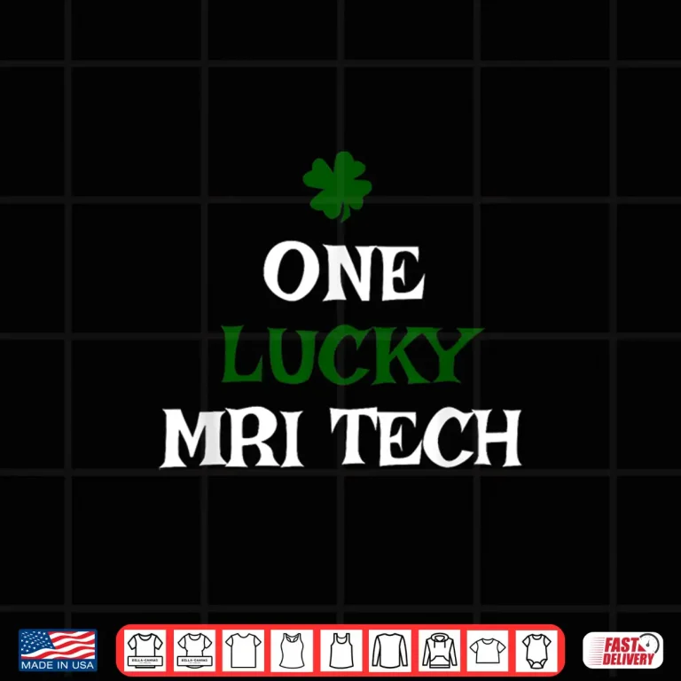 Design One Lucky Mri Tech St. PatrickS Day Irish Shirt