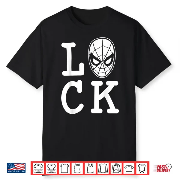 Marvel Spider Man Lucky St. Patrick’S Day Text Shirt
