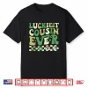 Luckiest Cousin Ever Retro Lucky Family St Patrick’S Day Shirt