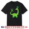 Kid’S Dinosaur St Patricks Day Shamrock Shirt Toddler Boys Shirt