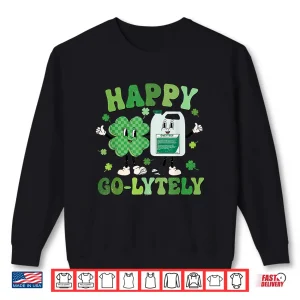 Sweatshirt Happy Go Lytely Gi Nurse St Patrick Day Shamrock Gastro Endo Shirt