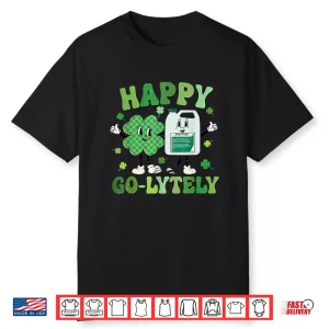 Happy Go Lytely Gi Nurse St Patrick Day Shamrock Gastro Endo Shirt