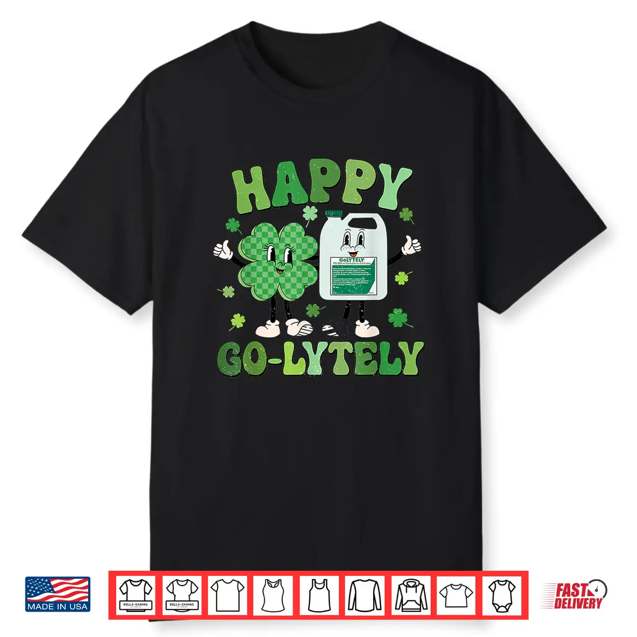 Happy Go Lytely Gi Nurse St Patrick Day Shamrock Gastro Endo Shirt Happy Go Lytely Gi Nurse St Patrick Day Shamrock Gastro Endo Shirt