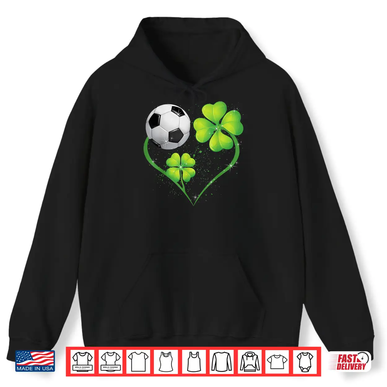 Funny Soccer Lover Shamrock Clover Heart St. Patrick’S Day Shirt Funny Soccer Lover Shamrock Clover Heart St. Patrick’S Day Shirt