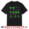 Funny Shamrock Fraction St Patrick’S Day Math Boys Girls Shirt