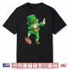 Dabbing Leprechaun Football T Shirt St Patricks Day Boys Men