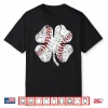 Baseball St Patricks Day T Shirt Boys Men Catcher Shamrock