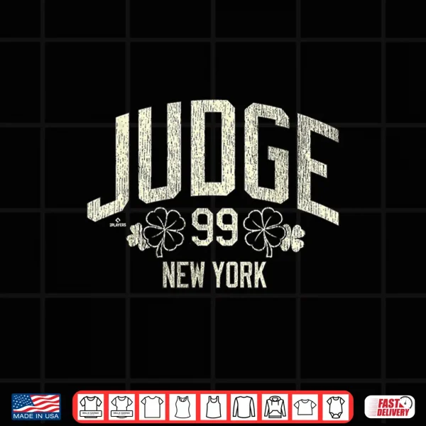 Design Aaron Judge New York Baseball St. PatrickS Day Clover Shirt
