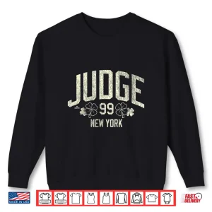 Sweatshirt Aaron Judge New York Baseball St. PatrickS Day Clover Shirt