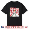 Vintage Cute Silly Goose Animal Valentine Duck Xoxo Hearts Shirt