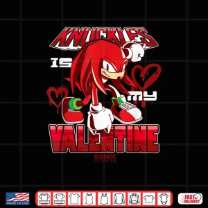 Design Sonic The Hedgehog ValentineS Day Knuckles My Valentine Shirt