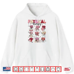 Hoodie Pediatric Physical Therapy Pt Pta Happy ValentineS Day Shirt