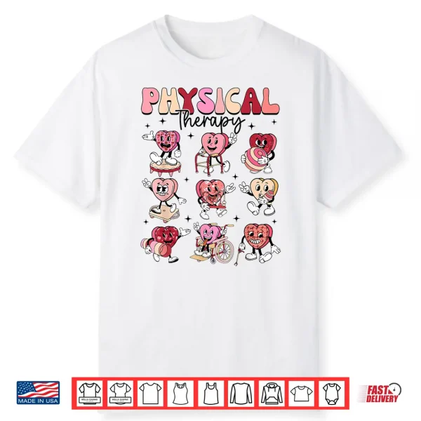 Pediatric Physical Therapy Pt Pta Happy Valentine’S Day Shirt