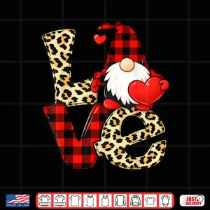 Design Gnome Love Valentine Gnomes Valentines Day Men Women Kids Shirt