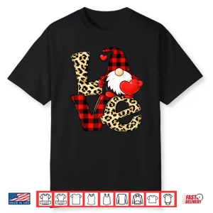 Gnome Love Valentine Gnomes Valentines Day Men Women Kids Shirt