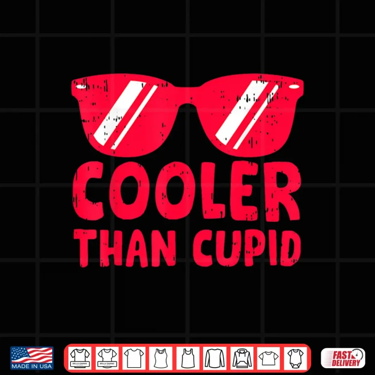 Design Cute Cooler Than Cupid Valentines Day For Teen Boys Girl Kid Shirt