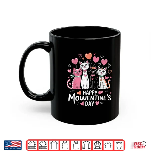 Mug Cat Lover Kitten Happy Valentine Day Men Women Kid Shirt