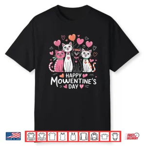 Cat Lover Kitten Happy Valentine Day Men Women Kid Shirt