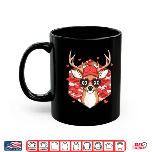 Mug Retro Hunting Deer Camo Valentines Day For Men Women Kids Shirt