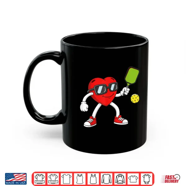 Mug Pickleball Heart Valentine Day Cute Love Shirt