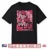 Oh How He Loves Us Boho Valentine Flower Jesus Christian Shirt
