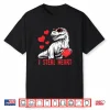 I Steal Heart T Rex Dinosaur Valentine Kids Boys Shirt