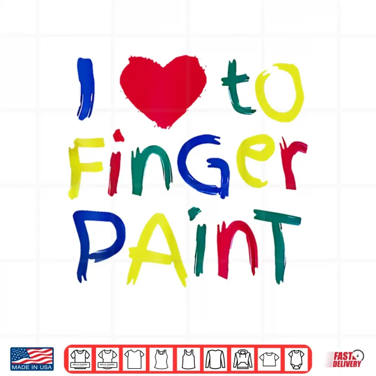 Design I Heart Love To Finger Paint IM Paint Cute Couple Valentine Shirt