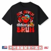 Funny Meme 67 Six Seven Bruh Valentine Heart Toddler Kid Boy Shirt