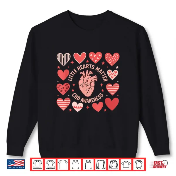 Heart Anatomy Valentine Little Hearts Matter Chd Awareness Shirt 2 Sweatshirt Heart Anatomy Valentine Little Hearts Matter Chd Awareness Shirt