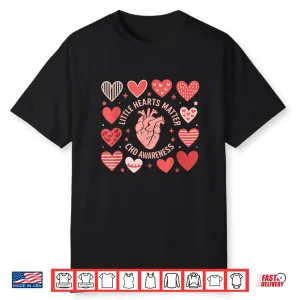 Heart Anatomy Valentine Little Hearts Matter Chd Awareness Shirt