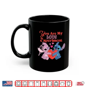 Mug Disney Stitch Angel Valentine You Are My Love Experiment Shirt