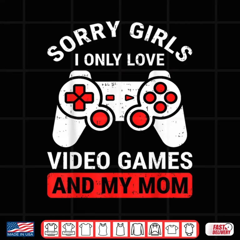 Design Video Game Funny Gamer Valentines Day For Teens Boys Kids Shirt