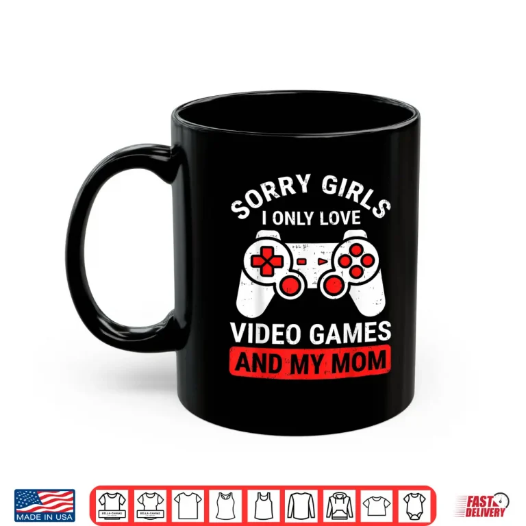 Mug Video Game Funny Gamer Valentines Day For Teens Boys Kids Shirt