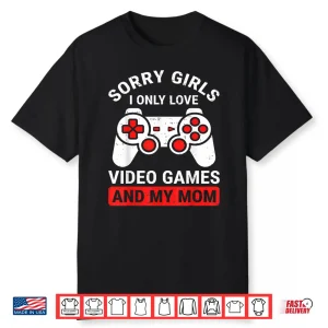 Video Game Funny Gamer Valentines Day For Teens Boys Kids Shirt