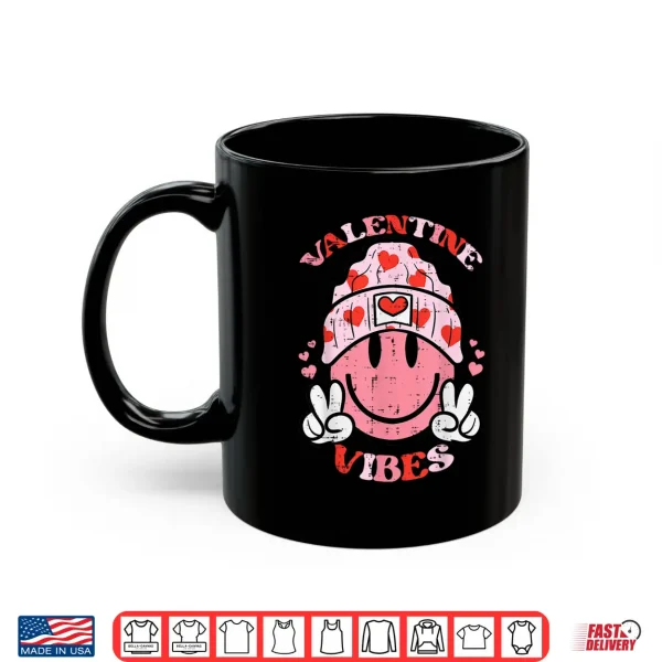 Mug Valentine Vibes Valentines Day Retro Men Women Kids Boys Shirt