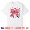 Teaching Is A Work Of Heart Pencil Bow Teacher Valentine Shirt