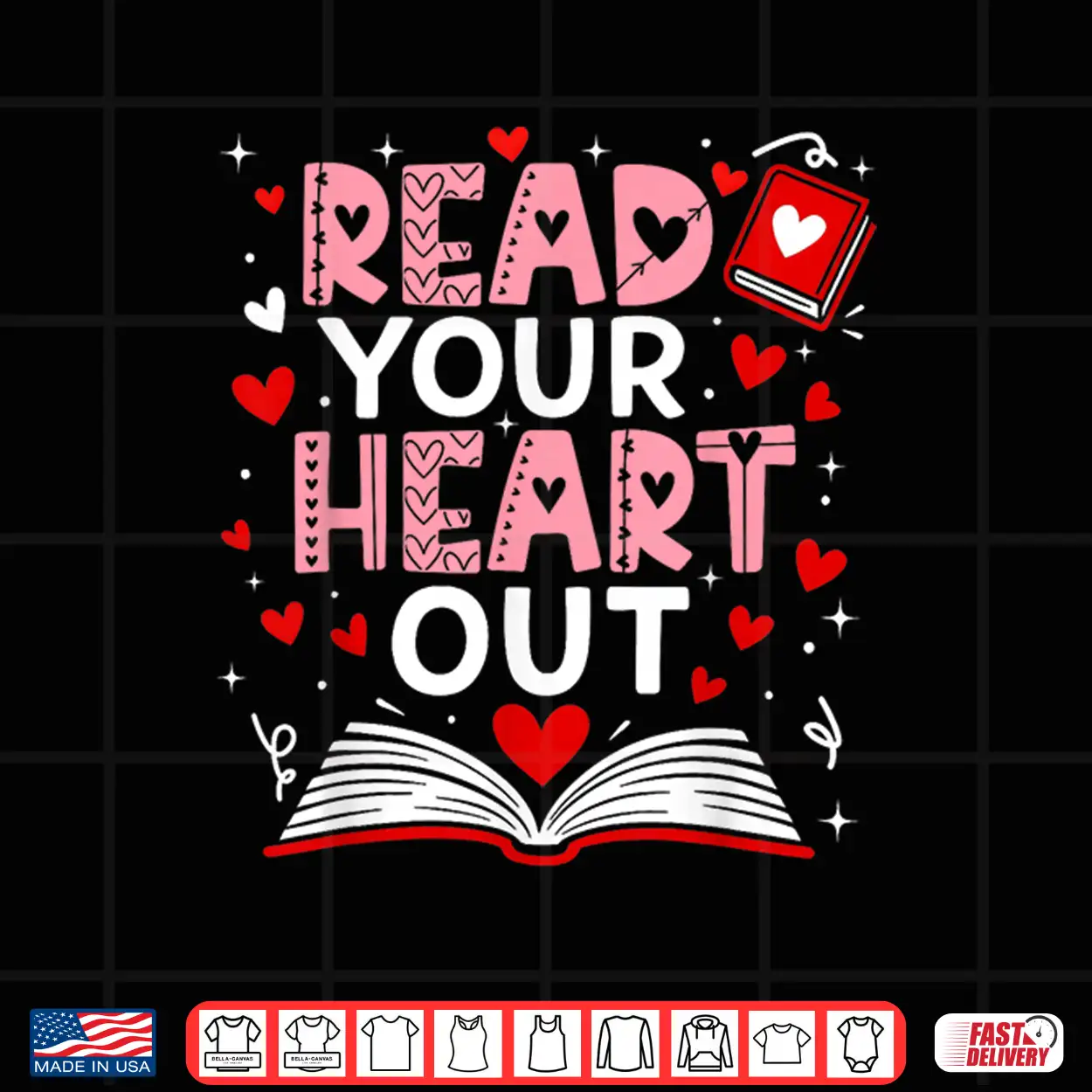 Read Your Heart Out Valentine Reading Book Girl Kid Teacher Shirt Read Your Heart Out Valentine Reading Book Girl Kid Teacher Shirt