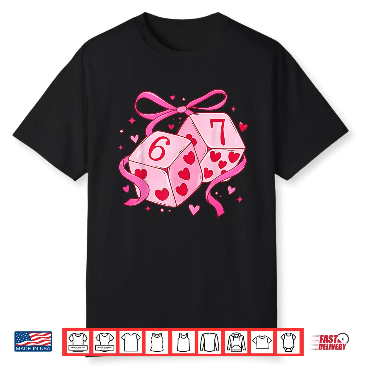 Preppy 67 Valentine Six Seven Dice 6 7 Men Women Kids Shirt Preppy 67 Valentine Six Seven Dice 6 7 Men Women Kids Shirt
