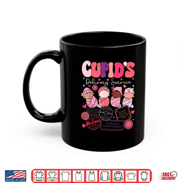 Nurse Valentine Cupid'S Delivery Service Labor And Delivery Shirt 3 Mug Nurse Valentine CupidS Delivery Service Labor And Delivery Shirt
