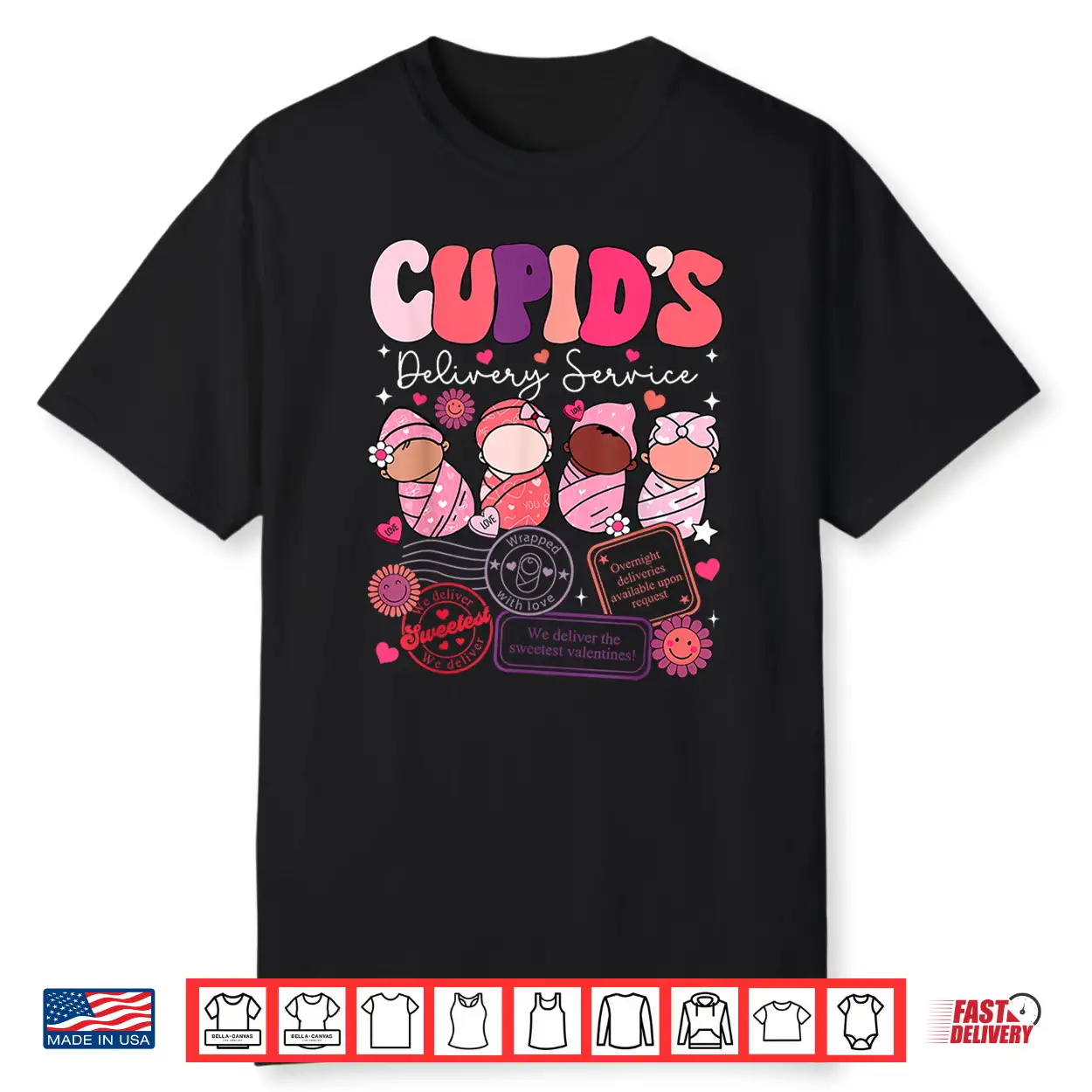 Nurse Valentine Cupid’S Delivery Service Labor And Delivery Shirt Nurse Valentine Cupid’S Delivery Service Labor And Delivery Shirt