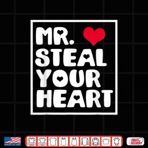 Mr Steal Your Heart Valentine Kids Boys Shirt 4 Design Mr Steal Your Heart Valentine Kids Boys Shirt