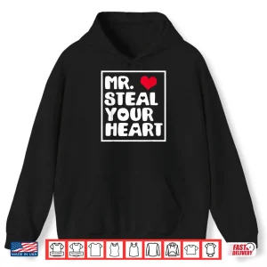 Mr Steal Your Heart Valentine Kids Boys Shirt 1 Hoodie Mr Steal Your Heart Valentine Kids Boys Shirt