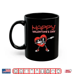 Mug Happy Valentines Day Dab Heart Gamer Valentine Boys Men Kids Shirt
