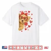Goldendoodle Valentine Doodle Mom Coquette Pink Bow Shirt